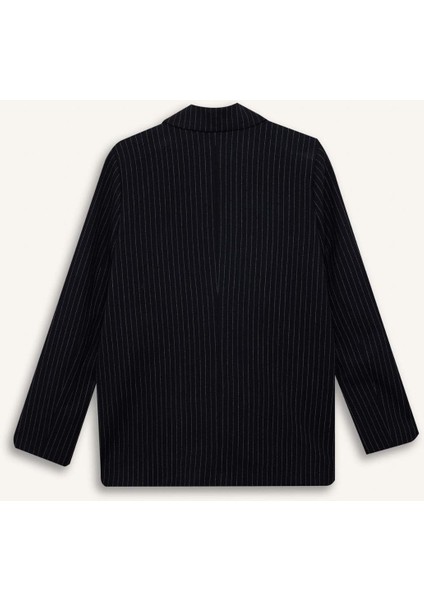 Oversize Geniş Kalıp Kruvaze Yaka Blazer Ceket A4173Ax24Au