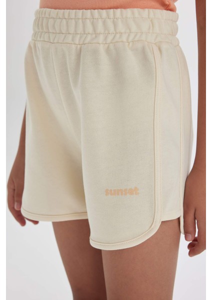 Kız Çocuk Baskılı Şort