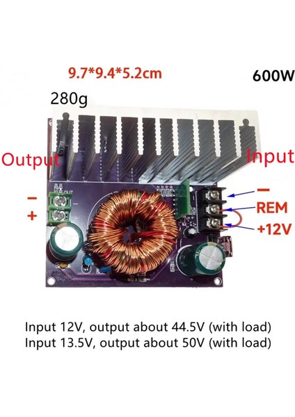 600W Yüksek Güçlü Amplifikatörler Güç Kaynağı Kartı Artırın TPA3255 TAS5630 Hoparlör Amplifikatör Kartı Için 12V-45V 48V 50V (Yurt Dışından) fiyatları