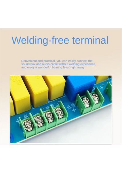 Weah 5 Yol 250W Crossover Filtre Frekans Bölüdür Dört Yüksek Bir Düşük Hifi Filtre Modülü Yüksek Sadakat Için (Yurt Dışından)