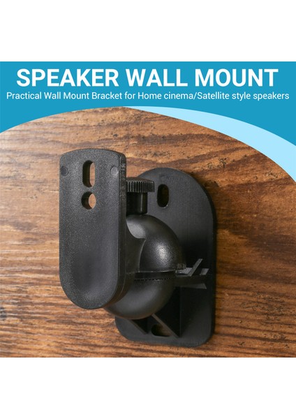 4pcs Evrensel Hoparlör Duvar Montaj Braket Tavan Stand Kelepçesi Ayarlanabilir Döner ve Eğim Açısı Döndürme (Yurt Dışından) fırsatları