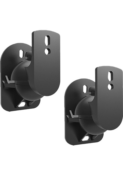 2 Adet Hoparlör Montaj Duvar Braketi Standı Surround Tutucu Ayarlanabilir Döner ve Eğim Açısı Döndürme (Yurt Dışından)