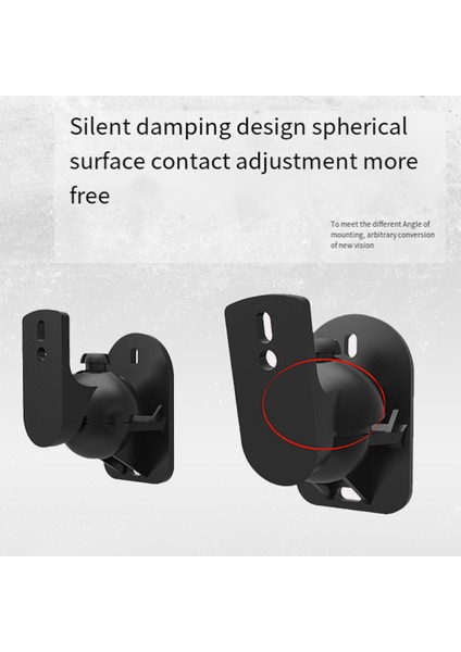 2 Adet Hoparlör Montaj Duvar Braketi Standı Surround Tutucu Ayarlanabilir Döner ve Eğim Açısı Döndürme (Yurt Dışından) fiyatları