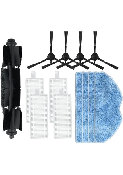 Honor Seçimi Için R2 / R2 Plus Robot Vakum Süpürge Solma Yan Fırçası Hepa Filtre Mop Kumaşları Raç Aksesuarları Yedek Kit (Yurt Dışından)