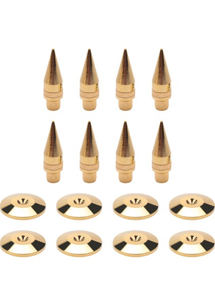 8 Çift Bakır Hoparlör Başak Izolasyon Standı Hoparlör, Amplifikatör, DVD Oynatıcı, Kaydedici (Yurt Dışından) fiyatları