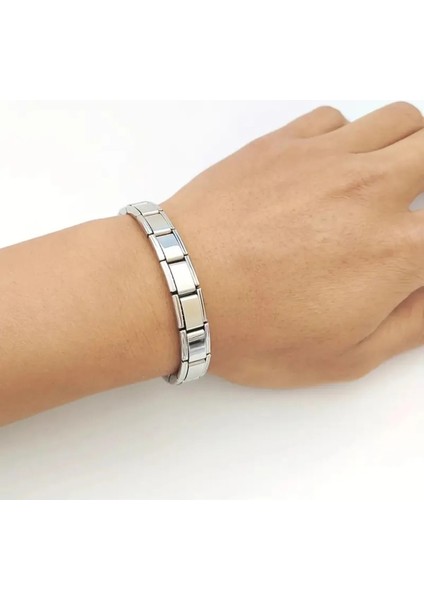 Çelik Charm Bileklik Kişiye Özel Isim Yazılı Charm Bileklik fırsatları