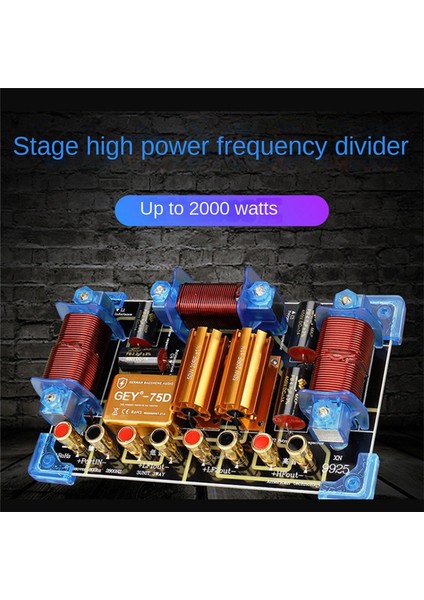 2000W Ses Frekans Bölücü Iki Yönlü Hoparlör Crossover 12 15 Inç Aşamalı Performans Yüksek Güç Frekans Bölücü (Yurt Dışından) indirimleri