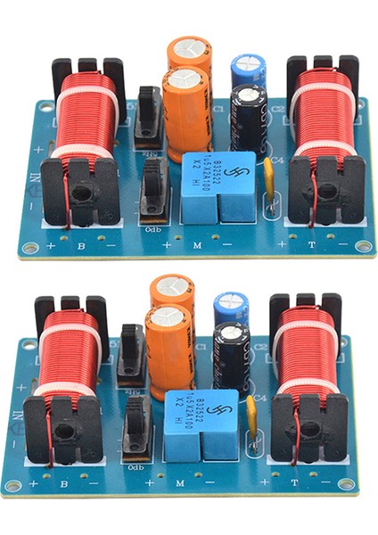 2pcs 150W 3 Yolu Ses Hoparlör Crossover Treble Orta Taraflı Bas Açma Araba Hoparlörleri Filtre Frekans Crossover Bölücü (Yurt Dışından)