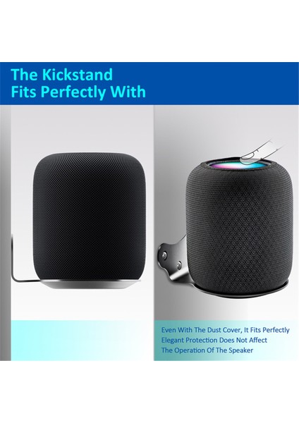 Alüminyum Homepod 2 Homepod Birinci Sürüm Duvar Montajı Akıllı Hoparlör Için Kıvrıl Olmayan Braket Tutucu Homepod 2 Aksesuarlar B (Yurt Dışından) indirimleri