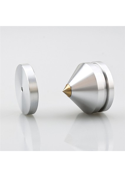 8 Set Hoparlör Ayak Ayak Pad Alüminyum Alaşım Metal Çiviler Koni Zemin Ayak Tırnak Gümüş (Yurt Dışından) fırsatları