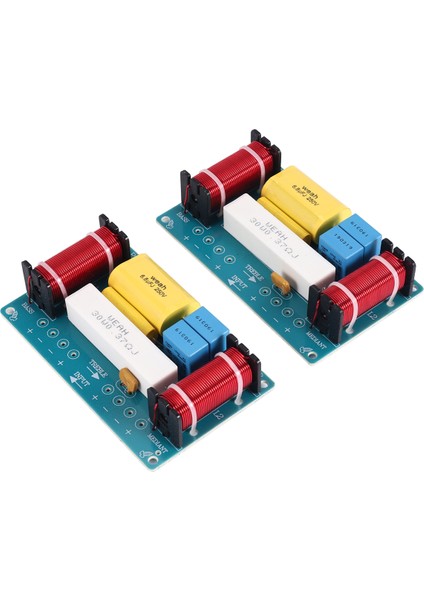 2pcs WEAH-338 3 Yolu Ses Frekans Bölücü Tiz + Orta Kademe + Bas Crossover Hoparlörler Filtre 8inç Hoparlör Dıy (Yurt Dışından) fiyatları