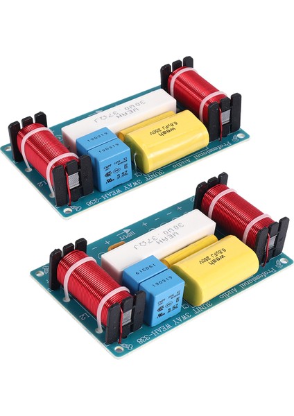 2pcs WEAH-338 3 Yolu Ses Frekans Bölücü Tiz + Orta Kademe + Bas Crossover Hoparlörler Filtre 8inç Hoparlör Dıy (Yurt Dışından) modelleri