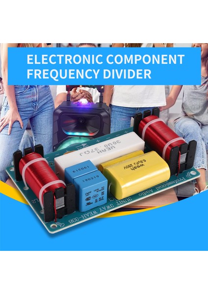 2pcs WEAH-338 3 Yolu Ses Frekans Bölücü Tiz + Orta Kademe + Bas Crossover Hoparlörler Filtre 8inç Hoparlör Dıy (Yurt Dışından) fırsatları