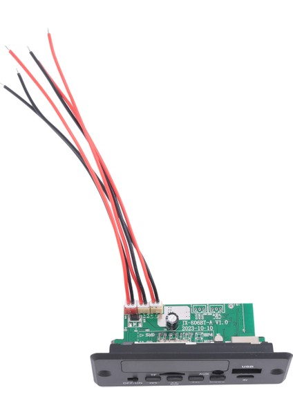 12V Bluetooth Mp3 Kod Çözücü Kart 50W Amplifikatör Dıy Home Dijital Ses Modülü Hoparlör Handfree Siyah Için USB (Yurt Dışından)