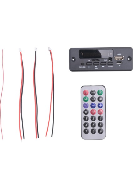 12V Bluetooth Mp3 Kod Çözücü Kart 50W Amplifikatör Dıy Home Dijital Ses Modülü Hoparlör Handfree Siyah Için USB (Yurt Dışından) fiyatları