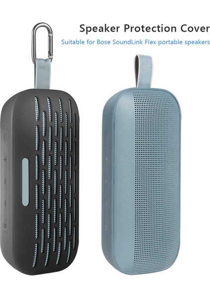 Bose Soundlink Için Silikon Hoparlör Kılıfı Flex Kablosuz Hoparlör Koruyucu Kapak Bluetooth Hoparlör Aksesuarları Mavi (Yurt Dışından) indirimleri