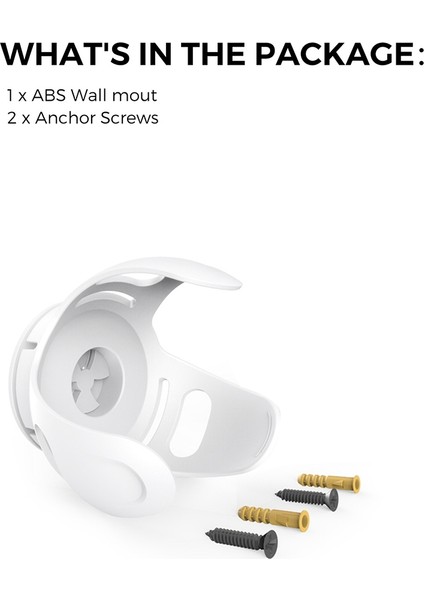 Duvar Montaj Tutucu Yankı Dot 4 &amp; 5 Uzay Tasarruflu Braket Asistanları Akıllı Hoparlör Aksesuar Siyah (Yurt Dışından) fiyatları