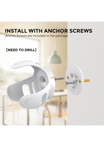 Duvar Montaj Tutucu Yankı Dot 4 &amp; 5 Uzay Tasarruflu Braket Asistanları Akıllı Hoparlör Aksesuar Siyah (Yurt Dışından) modelleri