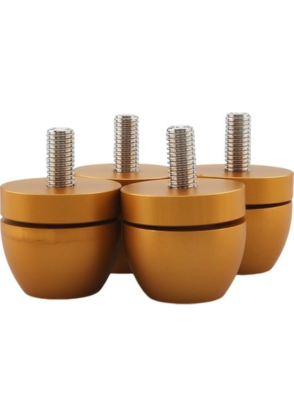 Hıfı 4pcs 33X30MM ile M8 Vida Şok Emici Ped Ayakları Hoparlörleri Temsil Eder Amplifikatör Altın (Yurt Dışından)