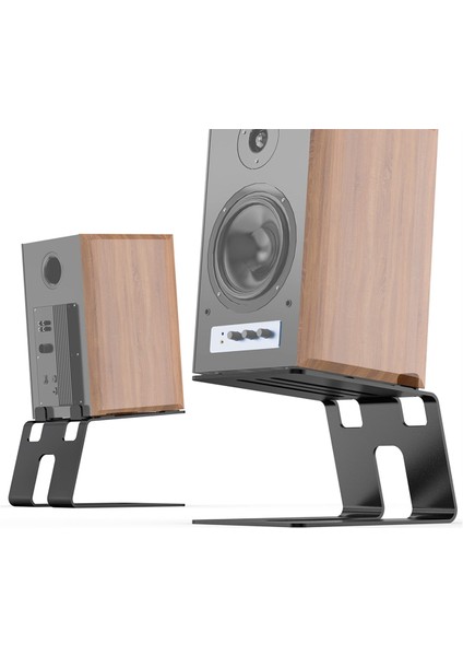 Masaüstü Hoparlör Standları, 1 Çift, Titreşim Sönümleme Padi ve 5 ° Yatma Tasarımı ile Stüdyo Monitör Yükseltici Geliştirin (Yurt Dışından) fiyatları
