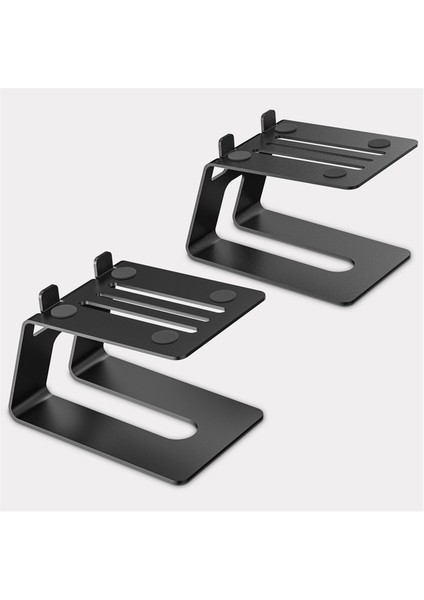 Masaüstü Hoparlör Standları, 1 Çift, Titreşim Sönümleme Padi ve 5 ° Yatma Tasarımı ile Stüdyo Monitör Yükseltici Geliştirin (Yurt Dışından) indirimleri