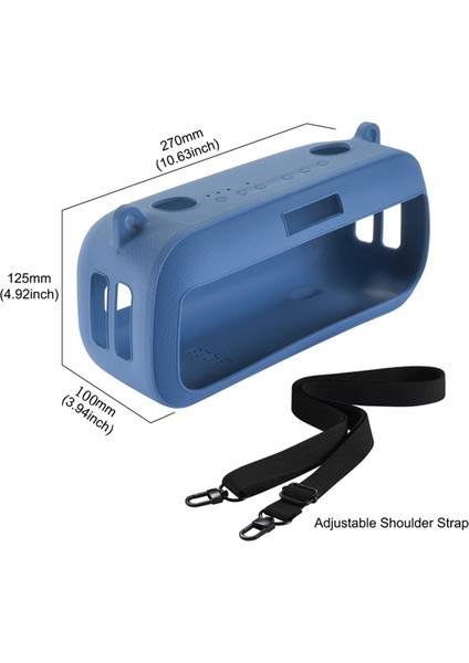 Bose Soundlink Için Silikon Tutucu Kapak Kılıfı Değiştirme Max Bluetooth Taşınabilir Hoparlör Mavi (Yurt Dışından) modelleri