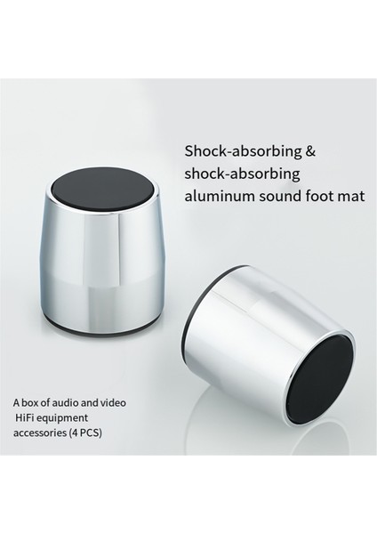 4pcs Hoparlör Ayak Ayak Pedi Alüminyum Alaşım Şok Emici Ped Ayakları (Yurt Dışından) indirimleri