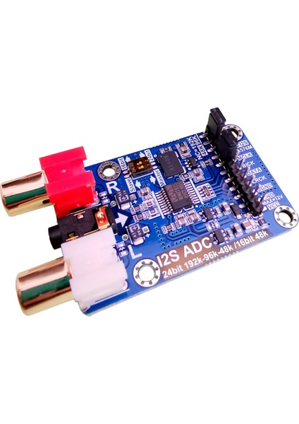 I2S Adc Audio I2S Edinme Kartı Modülü Master/slave Modu 24BIT 192K 96K 48K Çok Fonksiyonlu Geliştirme Kurulu (Yurt Dışından)