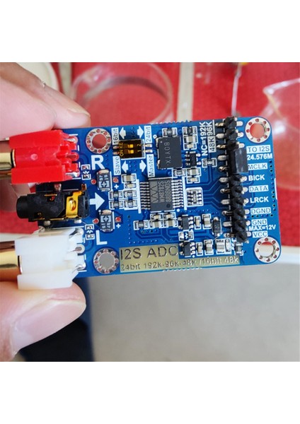 I2S Adc Audio I2S Edinme Kartı Modülü Master/slave Modu 24BIT 192K 96K 48K Çok Fonksiyonlu Geliştirme Kurulu (Yurt Dışından) indirimleri