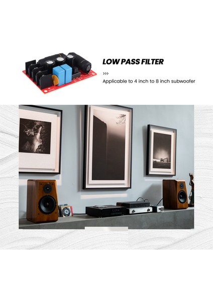 Pure Bass Subwoofer Ikinci Sipariş Crossover Hoparlör Frekans Bölücü Diy Ev Sineması (Yurt Dışından) modelleri