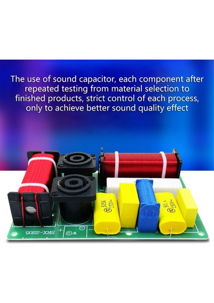 2 Yolu Ses Bölü Kazık Frekans Bölücü Modülü Tiz Bas Hifi Crossover Filtre Distribütörü Hoparlör Için (Yurt Dışından) modelleri