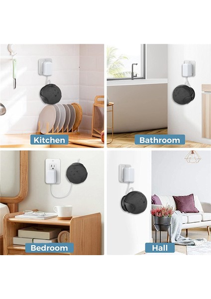 Echo Dot 5 Için Duvar Montajı Tutucu 5./4 Yerleşik Heperetici Akıllı Hoparlör Outlet Duvar Braketi Yankı Dot 5./4. Gen Için Durdu (Yurt Dışından) modelleri