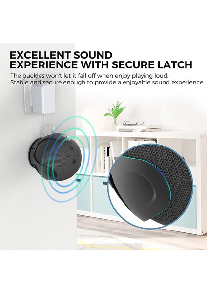 Echo Dot 5 Için Duvar Montajı Tutucu 5./4 Yerleşik Heperetici Akıllı Hoparlör Outlet Duvar Braketi Yankı Dot 5./4. Gen Için Durdu (Yurt Dışından) indirimleri