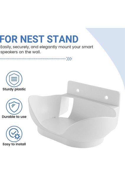 Google Nest Ses Braketi Duvar Braketi Masaüstü Braket-White Için Google Audio Bracket Için (Yurt Dışından) indirimleri
