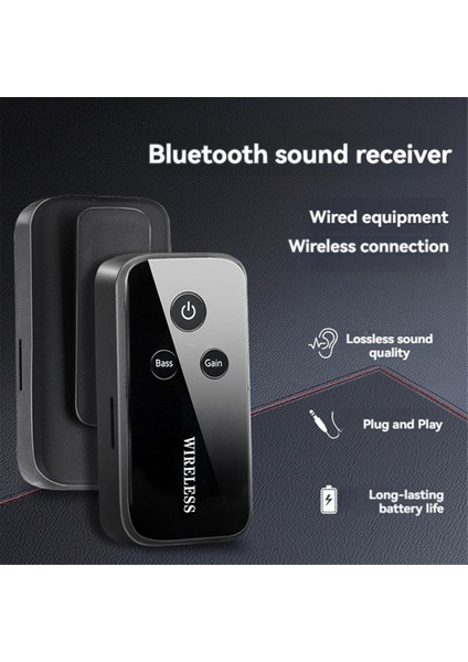 Kablosuz Bluetooth Alıcı Adaptör Taşınabilir Lavalier Tasarım Araç Hoparlörleri Için Ses Müzik Alıcısı Bluetooth 5.1 Adaptör (Yurt Dışından) fiyatları
