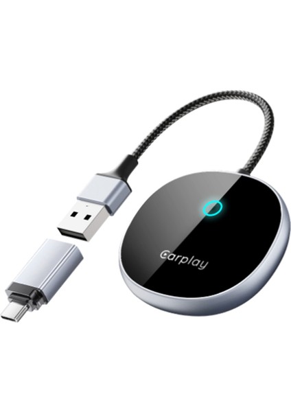 Kablosuz Carplay &amp; Android Otomatik Adaptörüne Kablolu USB Android Otomatik Kablosuz Adaptör ile Kablosuz Carplay Apple Için (Yurt Dışından)