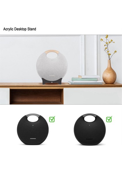 Harman Onyx Studio 6 Hoparlör Için Txesign Masaüstü Hoparlör Sahibi, Akrilik Tablo Stand Tutucu Hoparlör Anti-Kayma Taban Montajı (Yurt Dışından) modelleri