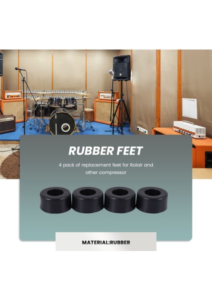 Hava Kompresörü Kauçuk Ayaklar Ayak Montajı Titreşim Pedleri 4 Kişilik (Yurt Dışından) fiyatları