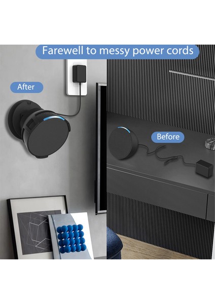 Echo Pop, Iç Mekan Ses Kutusu Braketi Yerleşik Kablo Yönetimi, Ev Dekorasyonu Accessoryblack Için Duvar Montaj Hoparlör Tutucu (Yurt Dışından) indirimleri