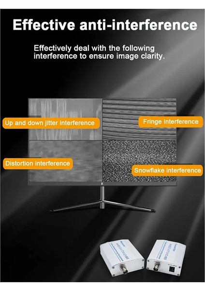 Koaksiyal Hd Video Anti-Jamming Cihazı Ahd/cvı/tvı Kamera Sinyal Amplifikatörü Genişletici Filtresi Cctv Girişimini Hariç Tut (Yurt Dışından) modelleri