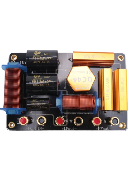 550W Ses Frekans Bölücü Iki Yolu Hoparlör Crossover 15 12INCH Aşamalı Performans Yüksek Güç Frekans Bölücü (Yurt Dışından)