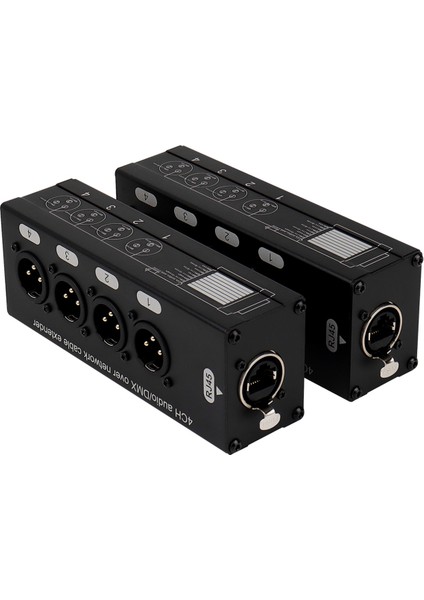 1pair 4 Kanallı 3 Pimli Xlr Veya 6.3mm Ses ve Dmx Ağ Kablosu Genişletici, DMX512 Ağ Sinyali Genişletici Erkek+ Kadın (Yurt Dışından) modelleri