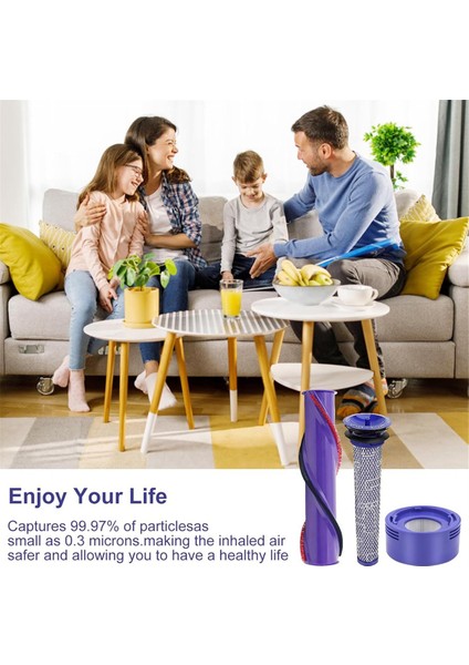 Dyson V7 V8 Kablosuz Çubuk Vakum Süpürge Filtre ve Silindir Fırçası, Bölüm 96561-01 ve 967478-01 Için Filtre Değiştirme (Yurt Dışından) fiyatları