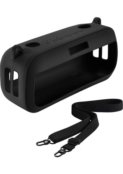 Bose Soundlink Için Silikon Tutucu Kapak Kılıfı Değiştirme Max Bluetooth Taşınabilir Hoparlör Siyah (Yurt Dışından)