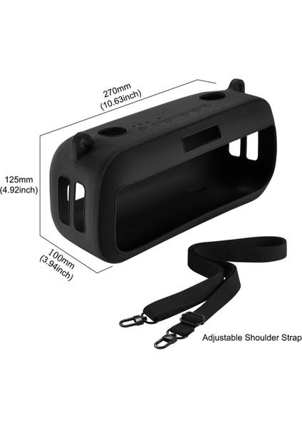 Bose Soundlink Için Silikon Tutucu Kapak Kılıfı Değiştirme Max Bluetooth Taşınabilir Hoparlör Siyah (Yurt Dışından) fiyatları