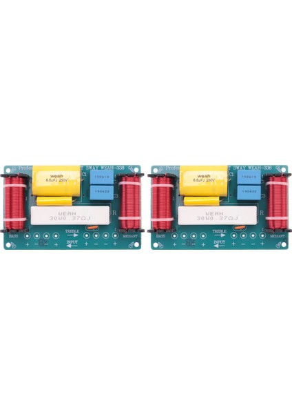 2pcs 120W Hoparlör Crossover 3 Yolu Ses Frekans Bölücü Hoparlör WEAH-338 Hoparlörler Için 3 Birim Crossover Filtreleri (Yurt Dışından) fiyatları