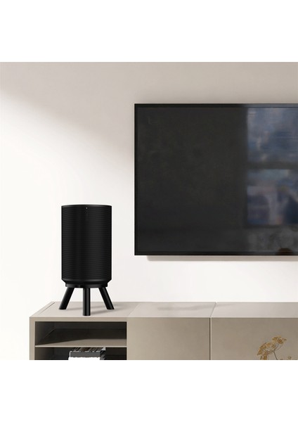 Masaüstü Braket Stand Tutucu Sonos Era 100 Ses Hoparlör Sağlam Metal Raf Hoparlör Aksesuarları Siyah (Yurt Dışından) indirimleri