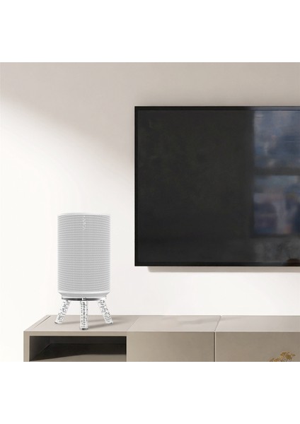 Masaüstü Braket Stand Tutucu Sonos Era 100 Ses Hoparlör Sağlam Metal Raf Hoparlör Aksesuarları Şeffaf (Yurt Dışından) indirimleri