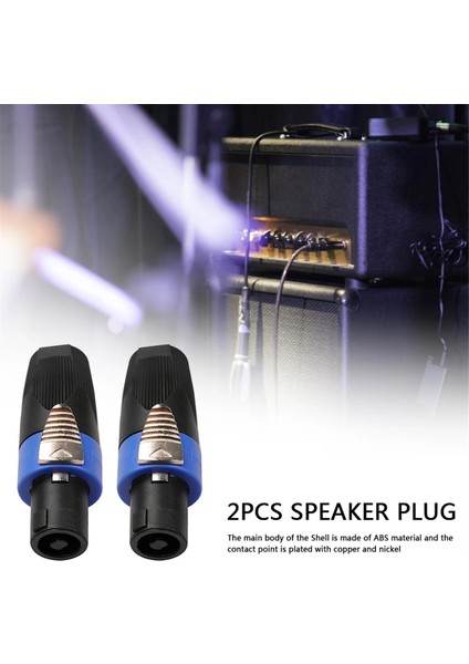 10 Pcs Ses Hoparlör Bağlayıcıları Fişleri Twist Lock Şarj Edilebilir Taşınabilir Hoparlör Kablosuz Nötrik Için Kablosuz NL4FC (Yurt Dışından) indirimleri