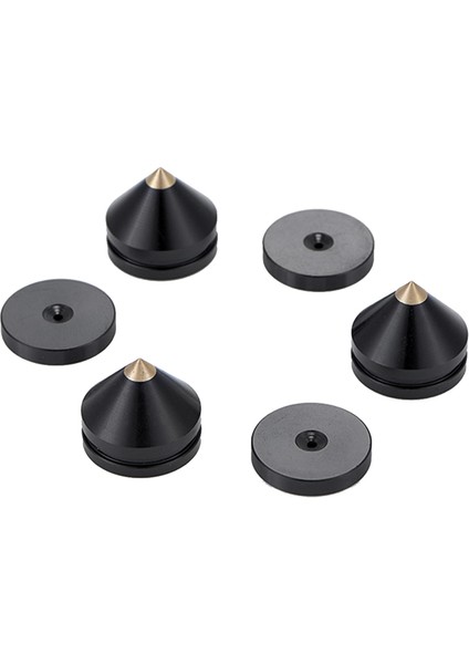 8 Set Hoparlör Ayak Ayak Pad Alüminyum Alaşım Metal Çiviler Koni Zemin Ayak Çivi Siyah (Yurt Dışından) modelleri